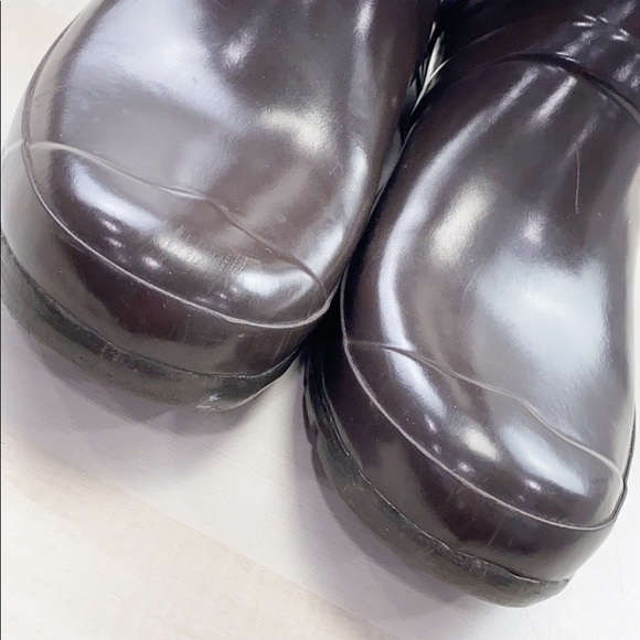 HUNTER ORIGINAL GLOSS TALL BOOT in Seep - Picture 5 of 13